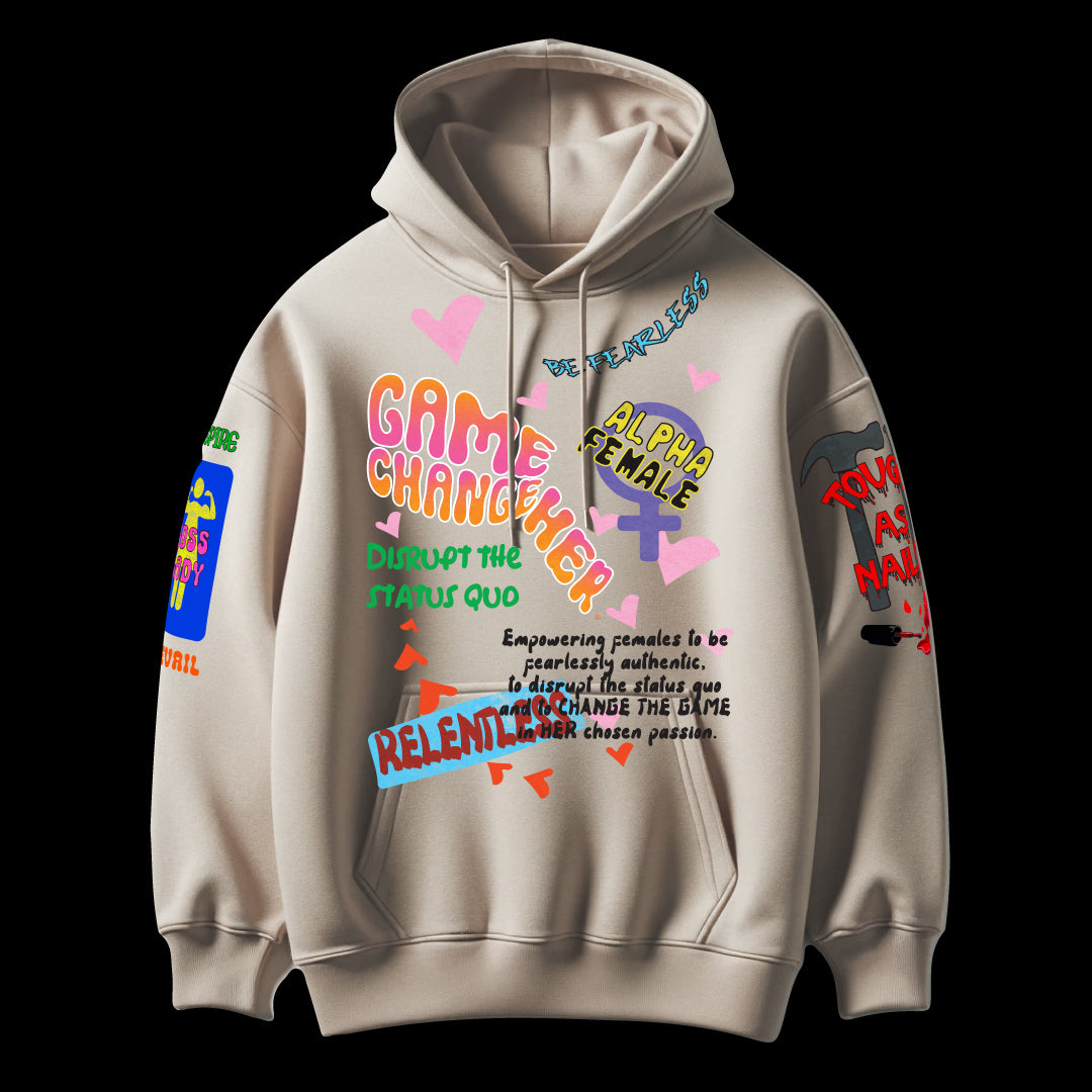 Game ChangeHer Bone Hoodie (Front)