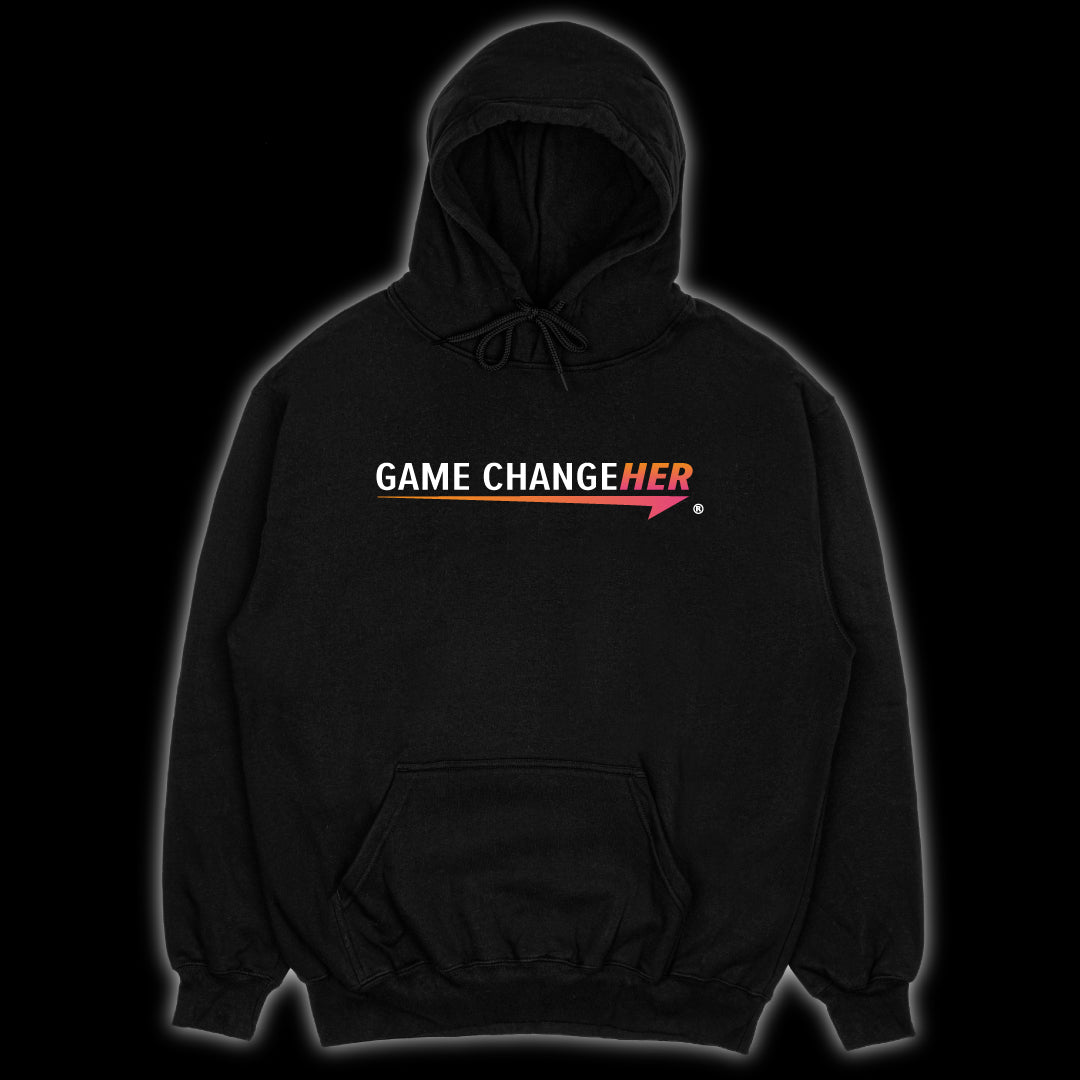 Game ChangeHer Logo Black Hoodie